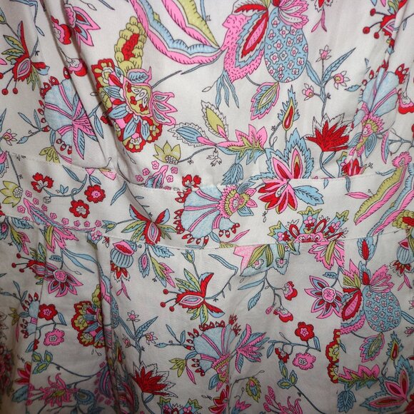 NWOT Jack Willis Fabulously British Lined Mini Sundress US 4 Floral Zip Closure - Picture 12 of 16
